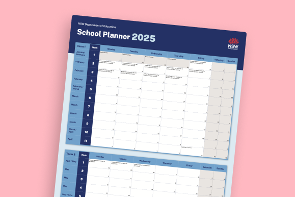 School planner 2025 - A3