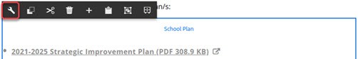 Configure school plan component
